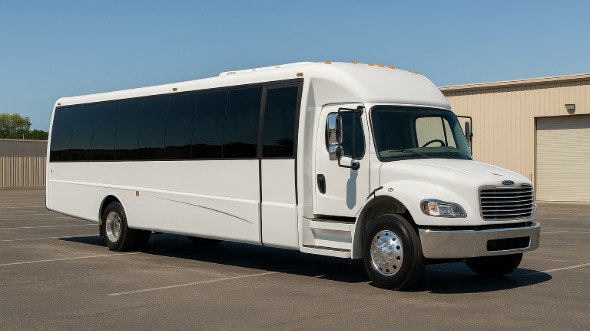 Exterior of Charter Bus Company Berwyn's 15 Passenger Minibus in Berwyn
