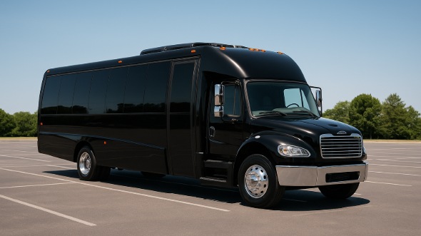 Exterior of Charter Bus Company Berwyn's 18 Passenger Minibus in Berwyn