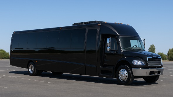 Exterior of Charter Bus Company Berwyn's 20 Passenger Mini bus in Berwyn