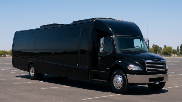 Exterior of Charter Bus Company Berwyn's 25 Passenger Mini bus in Berwyn