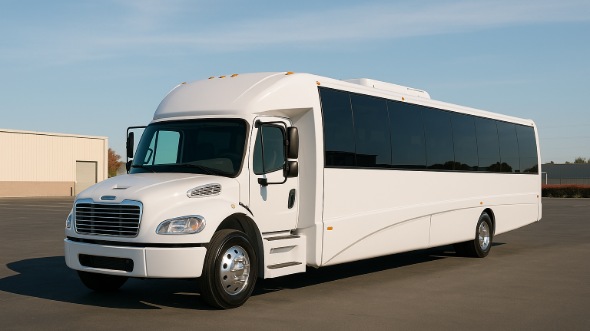 Exterior of Charter Bus Company Berwyn's 35 Passenger Minibus in Berwyn